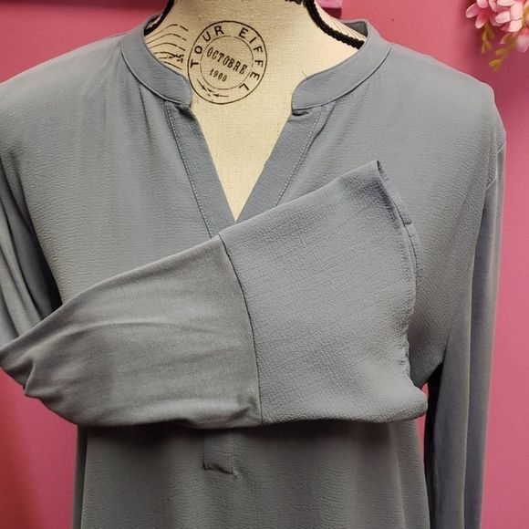 NWOT 💟 Tom Tailor Blue Blouse Top - Picture 8 of 13